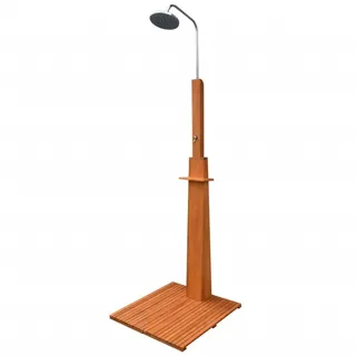vidaXL Gartendusche Braun 38,00 m