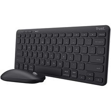 Trust Lyra Set Tastiera e Mouse Wireless Bluetooth, Layout Italiano QWERTY