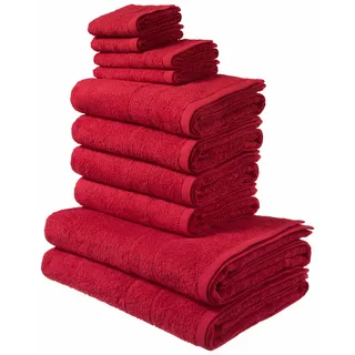 OTTO home Inga Handtuchset 10-tlg. rot