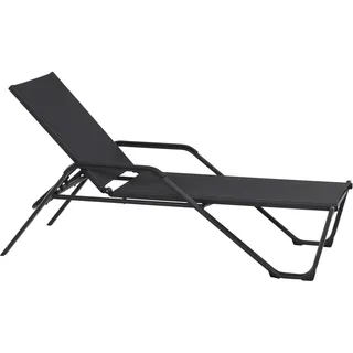 Siena Garden Tesoro Sonnenliege 195 x 70 x 108 cm Anthrazit