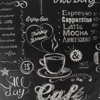 Superfresco Easy Vliestapete Coffee Shop 10,05 x 0,52 m 1000 g Braun/Schwarz