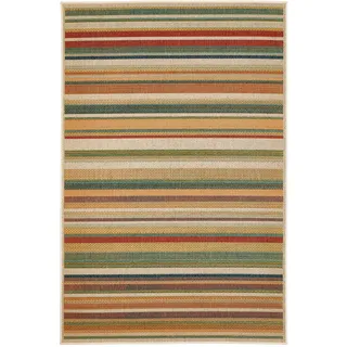 Andiamo Sedona Streifen Outdoor-Teppich 67 x 120 cm Mehrfarbig
