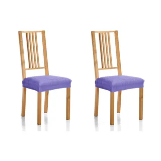 Martina Home Emilia Pack Sitzbezug-Set für Stuhl, Stoff 24x30x6 cm Lila