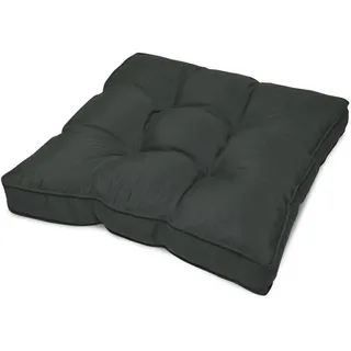 Beautissu Sitzkissen 70 x 70 x 10 cm graphitgrau 1 St.