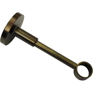 GARDINIA Vorhangstange Chicago 1-läufig Ø 20 mm 12 cm Bronze