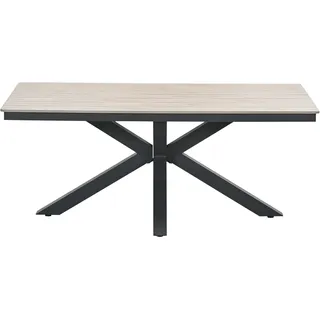 Gardissimo ARMATI Nonwood Alu-Gartentisch Gartenmöbel 180cm (eckig) anthrazit / hell