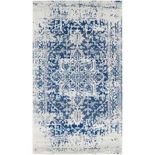 livabliss »SYRACUSA« rechteckig 12 mm Höhe Vintage Orientteppich, Kurzflor Boho Wohnzimmerteppich, Läufer,