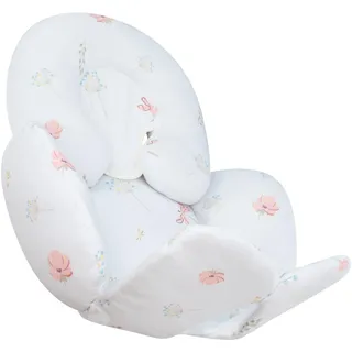 JYOKO Kids Sitzverkleinerer Antiallergikum Universal Baby 100% Baumwolle (Dragonfly, Enthält eine Kopf- und eine Körperstütze, 2 Teile)