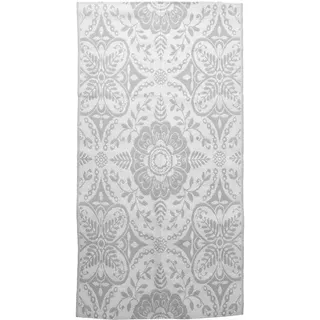 vidaXL Outdoor-Teppich ARAKIL Hellgrau 160x230 cm PP - Grau