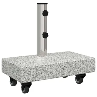 vidaXL Schirmständer Granit 45 x 25 x 45 cm Grau