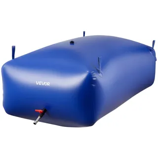 Vevor Wasserspeicherblase 1000 L PVC-Weichwasserbeutel Blau