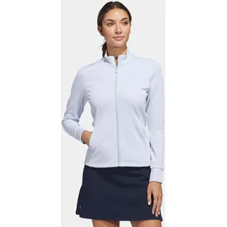 Trainingsjacke ADIDAS PERFORMANCE "PERFORMANCE TEXTURE FULL ZIP", Damen, Gr. XXL, crystal sky, Obermaterial: 91% Polyester, 9% Elasthan, Jacken Trainingsjacke