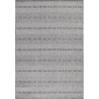 Aruba Frequen teppich indoor/outdoor flachgewebt rechteckig 240x340cm grau - Grau