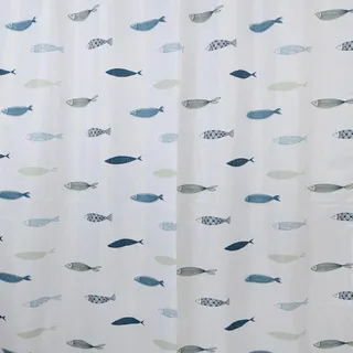 Gedy Vorhang, 240 x 200 cm, Greece, weiß-blau