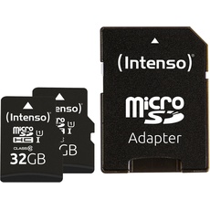 Bild von microSD UHS-I Premium 32 GB 2er Set + SD-Adapter
