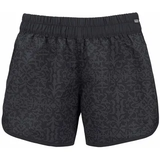 Venice Beach Badeshorts, mit dezentem Druck, schwarz