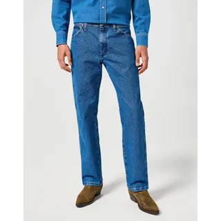 Wrangler 5-Pocket-Jeans "13MWZ ORIGINAL FIT", Herren, Gr. 30, Länge 30, blau (stonewashed), Denim/Jeans, Obermaterial: 100% Baumwolle, bootcut fit lang, Jeans 5-Pocket-Jeans