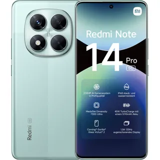 Redmi Note 14 Pro 5G 8 GB RAM 256 GB Coral Green