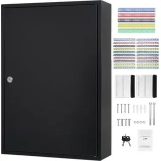 Schlüsselkasten 200 Schlüssel - abschließbar - inkl. Karteikarten & Schlüssel
