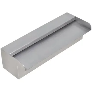 vidaXL Wasserfall Edelstahl 30 cm
