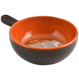 Kasserolle Ton Brown Mit 1 Griff Cm18x7