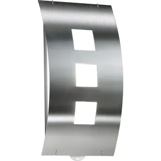 CMD Außenwandleuchte Edelstahl 35,0 cm inkl. Bewegungsmelder silber