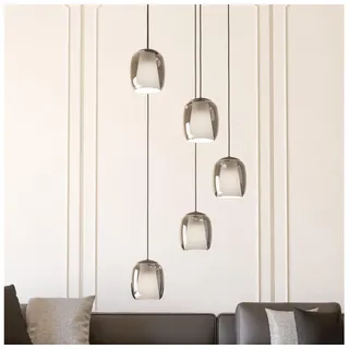 EGLO CIAMPINO CLUSTER 5XE27 SCHWARZ/SCHWARZ TRANSP.