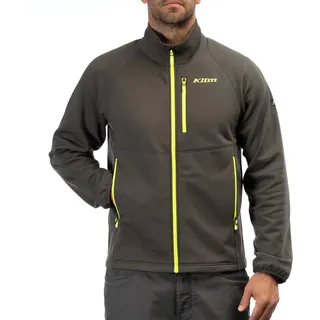 Klim Highline, Funktionsjacke - Dunkelgrau/Neon-Gelb - L