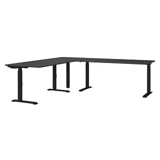 Germania Eckschreibtisch Mailand Grafit / Schwarz
