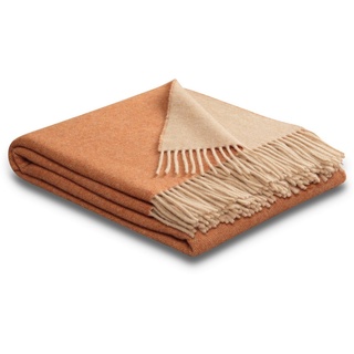 Biederlack Kuscheldecke Cashmere 130 x 170 cm Mischgewebe Beige Sand