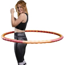 hoopomania Action Hoop [1,6 kg] Hula Hup zum Abnehmen für Erwachsene – Hula Hoop Sport