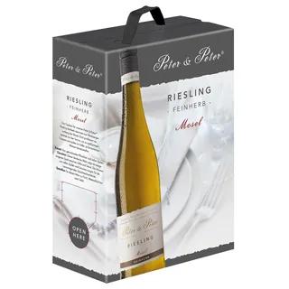 Peter & Peter Riesling Qualitätswein feinherb (1 x 3 l)