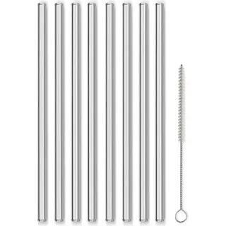 Trinkhalm Grace Glas transparent 12 k