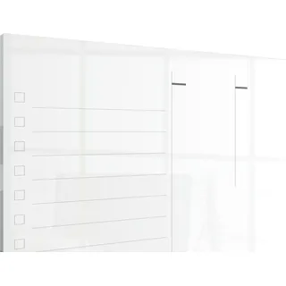 NOBO Wochenplaner Glas - White - One Size