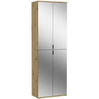xonox.home Projekt X Schuhschrank 61 x 193 x 34 cm Eiche Artisan