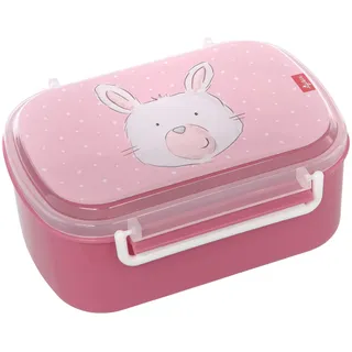 SIGIKID 25179 Brotzeitbox Hase Brotzeitbox BPA-frei Mädchen Lunchbox empfohlen ab 2 Jahren rosa/pink