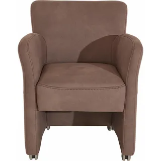 exxpo - sofa fashion Sessel Intenso Leder 66 x 83 x 66 cm Grau