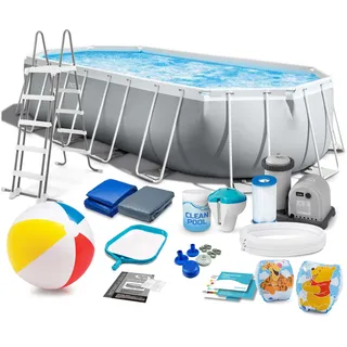 Rechteckiger Pool 610x305x122cm 18in1 Intex 26798