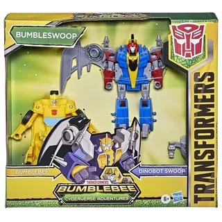 Hasbro Transformers Bumblebee Cyberverse Adventures Dino Combiners Bumbleswoop