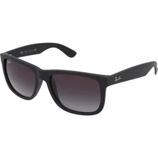 Ray-Ban Justin Classic, Erwachsener, Männlich, Wanderer, Quadratisch, Vollrand, Schwarz - Schwarz