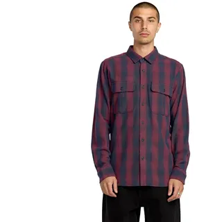 Volcom Shadowstone Langarmhemd - Navy - XS