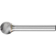 Bild von 21112876 Frässtift Hartmetall Kugel 12mm, Länge 51mm, Produktabmessung, Ø 12mm Arbeits-Länge