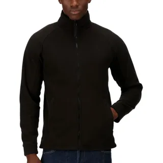 Regatta Professionelle Herren Thor III Fleecejacke mit durchgehendem Reißverschluss, Schwarz, Größe S