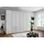 Drehtürenschrank Monaco 295,3 x 236 x 58 cm Weiß