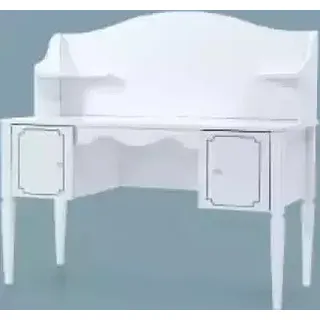 Schreibtisch Tisch Landhaus Stil Sekretär Tische Schreibtische Möbel Holz - Weiß