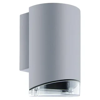 Ideus Außenwandleuchte Aluminium 17,3 cm inkl. GU10 grau