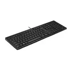 HP 125 Wired Keyboard IT (IT, Kabelgebunden), Tastatur, Schwarz
