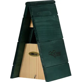 Dobar dobar® Nistkasten Vobu für Zaunkönig Spitzdach 16 cm x 16,5 cm x 28 cm FSC®