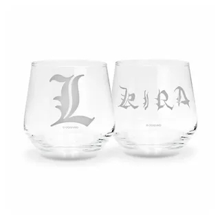 ABYstyle Glas Set Kira & L 2 St. Transparent