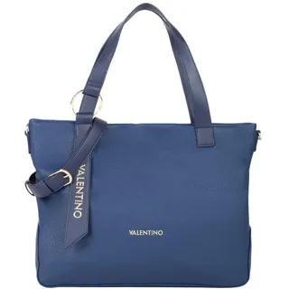 Valentino Shopper Peonies Re Shopping Bag Blu
